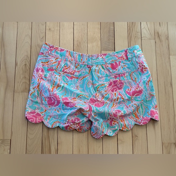 Lilly Pulitzer Buttercup Short Jellies Be Jamming Pink and Blue Size 4 - Picture 3 of 5